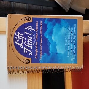 VINTAGE 1970S Hymnal Lift Him Up Spiral Softcover Praise Book